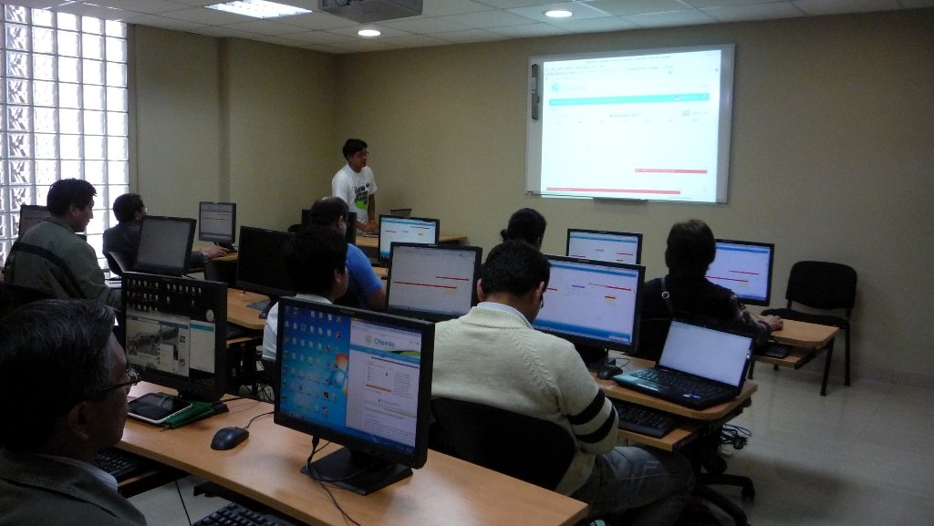 Laboratorio de informática en Lima, Perú